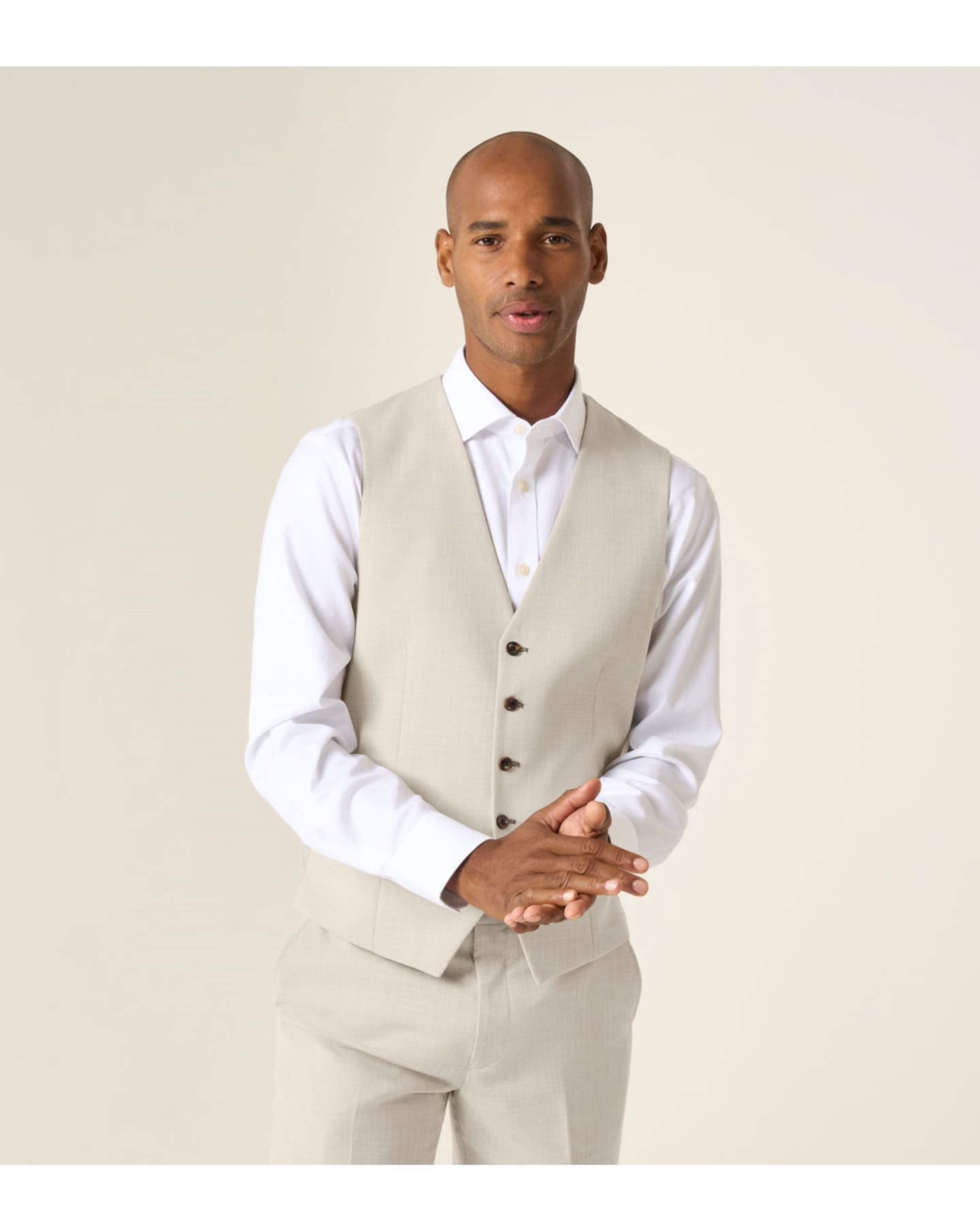 New In - Skopes Redding Suit Waistcoat Stone
