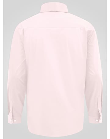 D555 Big & Tall Oliver Ultimate Stain Resist Non Iron L/S Stretch Shirt-Pink