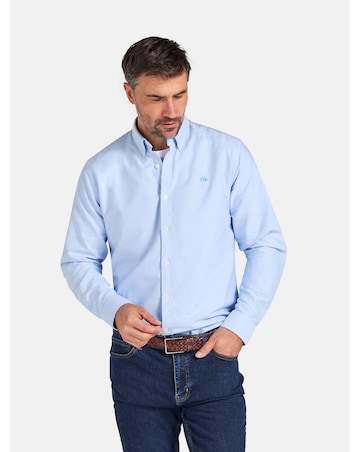 Raging Bull Classic LS Oxford Shirt Sky Blue