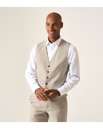 Skopes Caspian Suit Waistcoat Stone