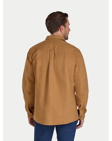 Raging Bull Garment Dyed Canvas Shacket Tan