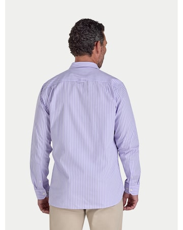 Raging Bull LS Classic Stripe Shirt Lilac
