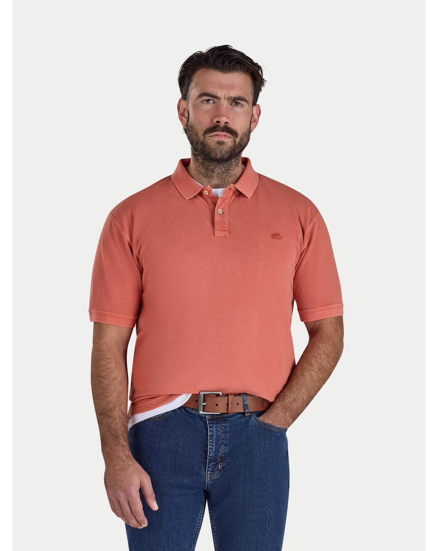 New In - Raging Bull Garment Dyed Polo