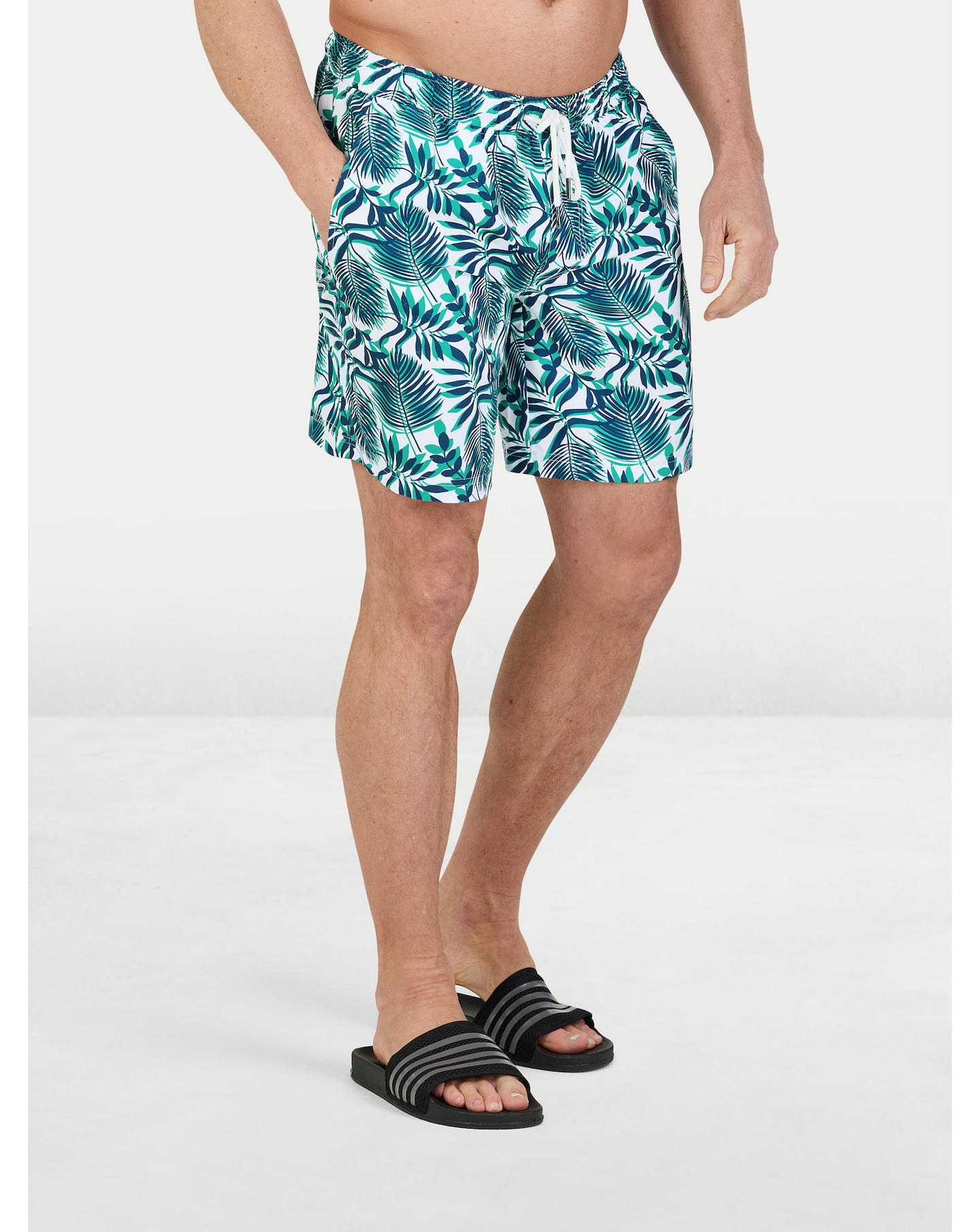 New In - Raging Bull Hawaii Patterned Swim Short