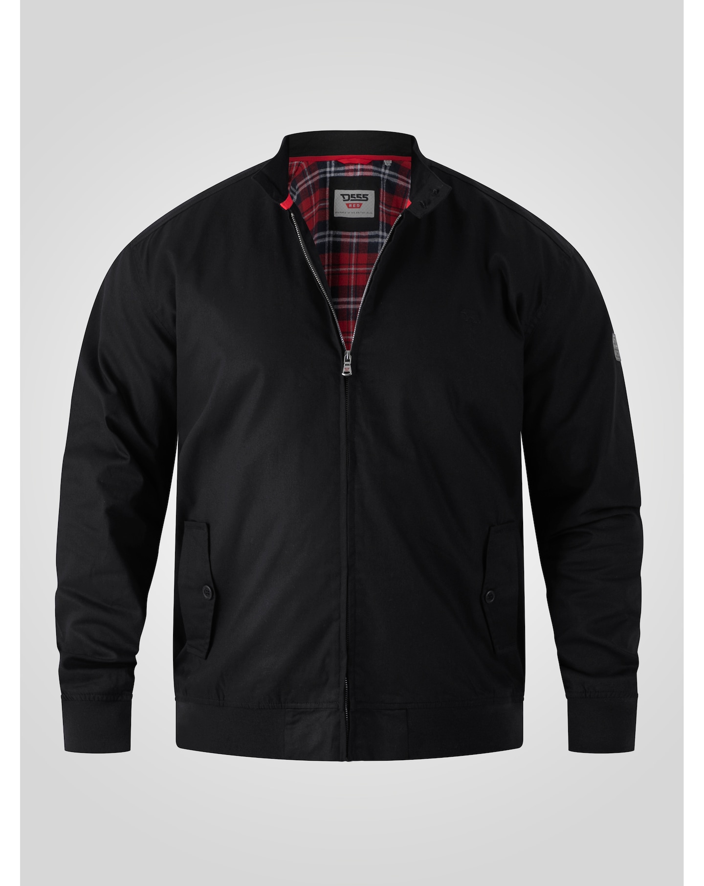 New In - D555 Kent Black Harrington Jacket