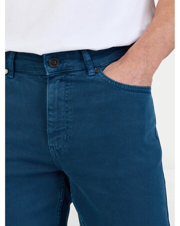 Raging Bull Coloured Denim Stretch Trouser Mid Blue