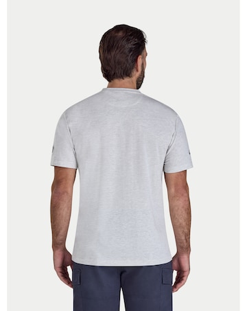 Raging Bull Farmer Bully Boy T-Shirt Ecru Marl