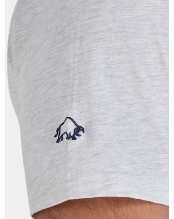 Raging Bull Farmer Bully Boy T-Shirt Ecru Marl