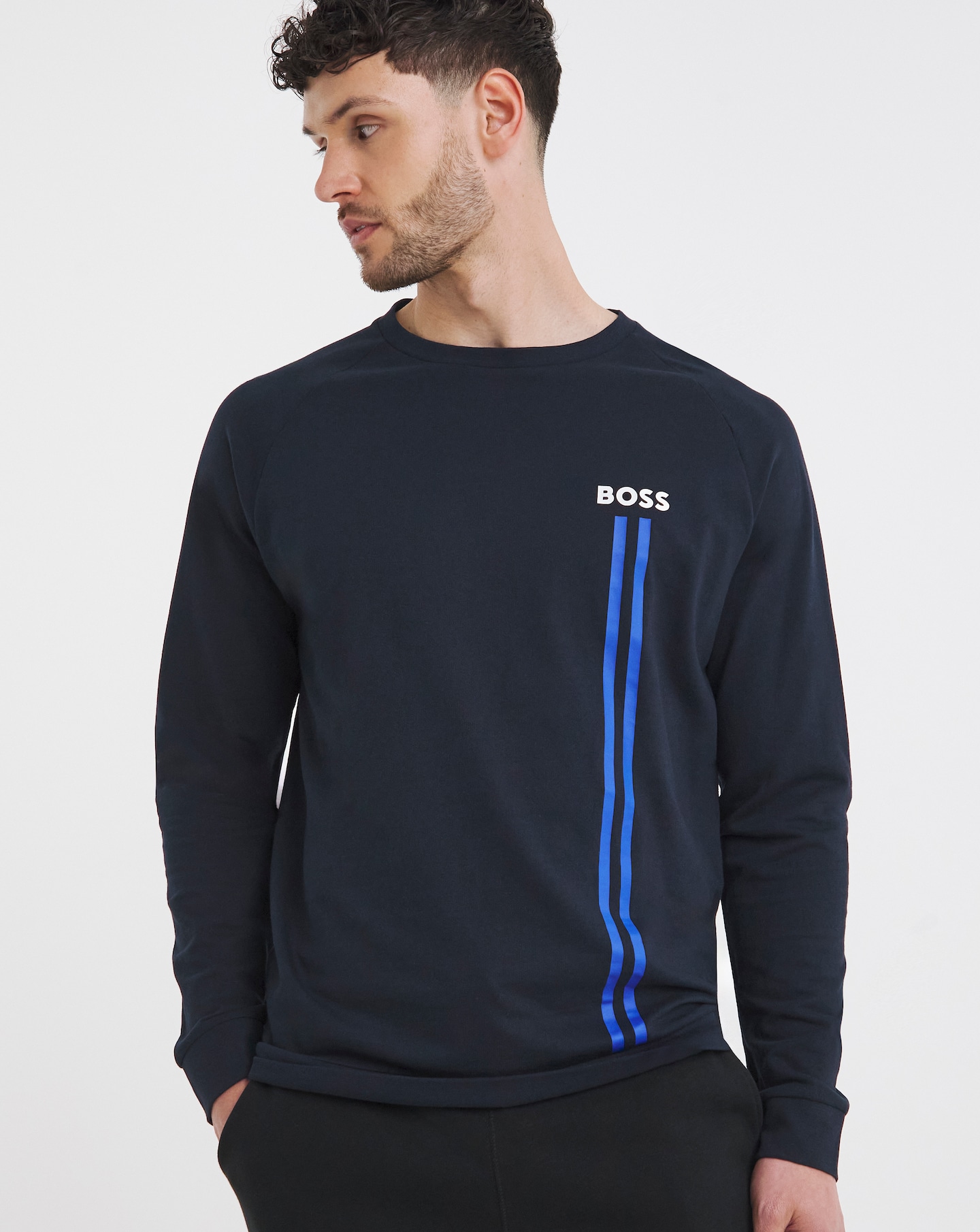 BOSS Navy Authentic Lounge Sweat