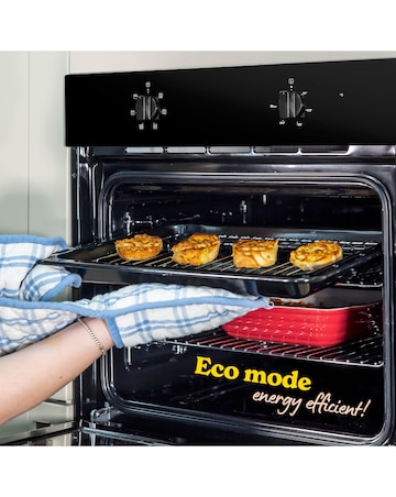 Russell Hobbs RHFEO7004B 70L Built-In Single Electric Fan Oven - Black