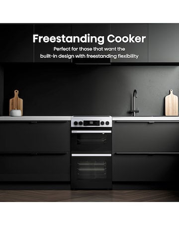 Hisense HDCEC5C10W 50cm Electric Double Cooker - White