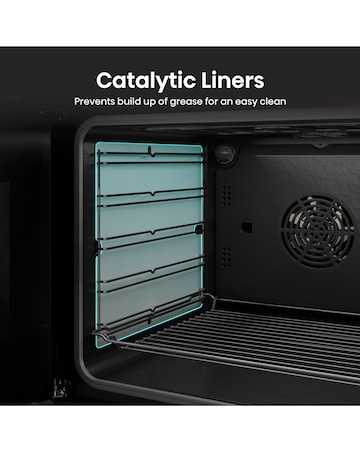 Hisense HDCEC6C20W 60cm Electric Double Cooker - Whte