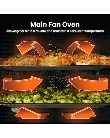 Hisense HDCEIT6C20B 60cm Induction Double Cooker - Black