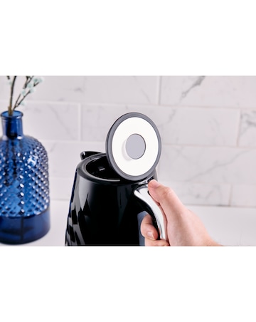 Swan Windsor 1.7L Textured Kettle and 2 Slice Toaster Black