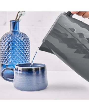 Swan Windsor 1.7L Textured Kettle and 2 Slice Toaster Grey