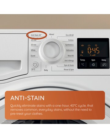 Hotpoint NSWM 1046 BS UK 10kg, 1400rpm, Washing Machine - Black + Installation