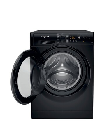 Hotpoint NSWM 1046 BS UK 10kg, 1400rpm, Washing Machine - Black + Installation