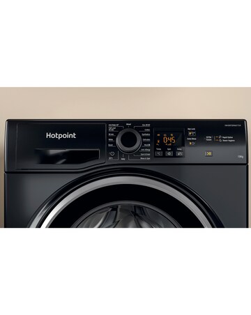 Hotpoint NSWM 1046 BS UK 10kg, 1400rpm, Washing Machine - Black + Installation