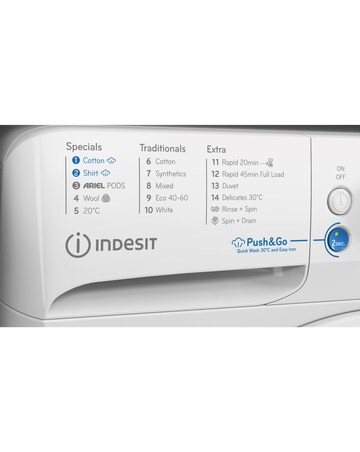 Indesit BWE 111496X WV UK 11kg, 1400rpm, Washing Machine - White + Installation