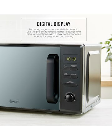 Swan SM4421BLK 20L Black Digital Microwave