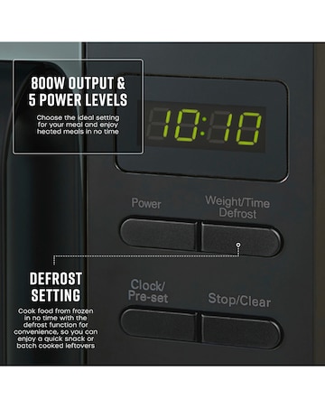 Swan SM4421BLK 20L Black Digital Microwave