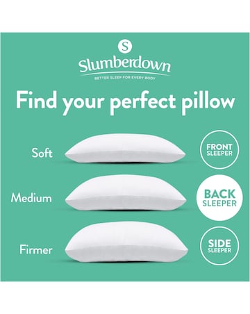 Slumberdown Pack of 2 V-Shaped Pillows