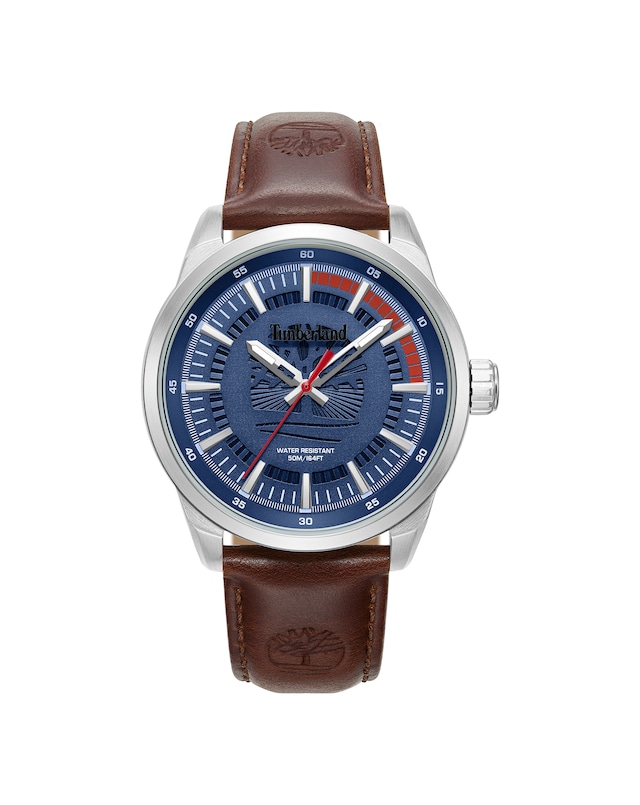 Timberland Dark Brown Leather Watch
