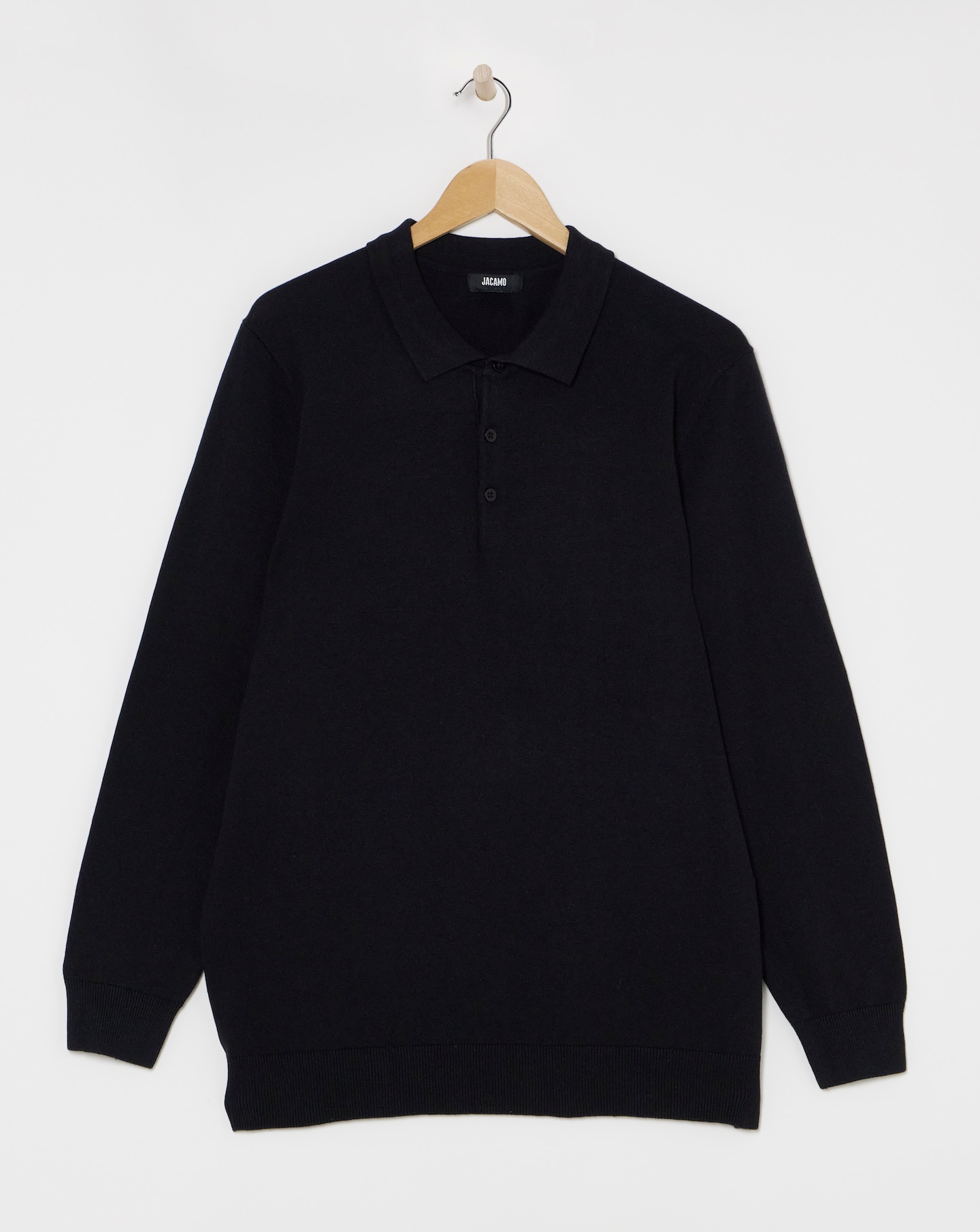 Cotton Long Sleeve Polo