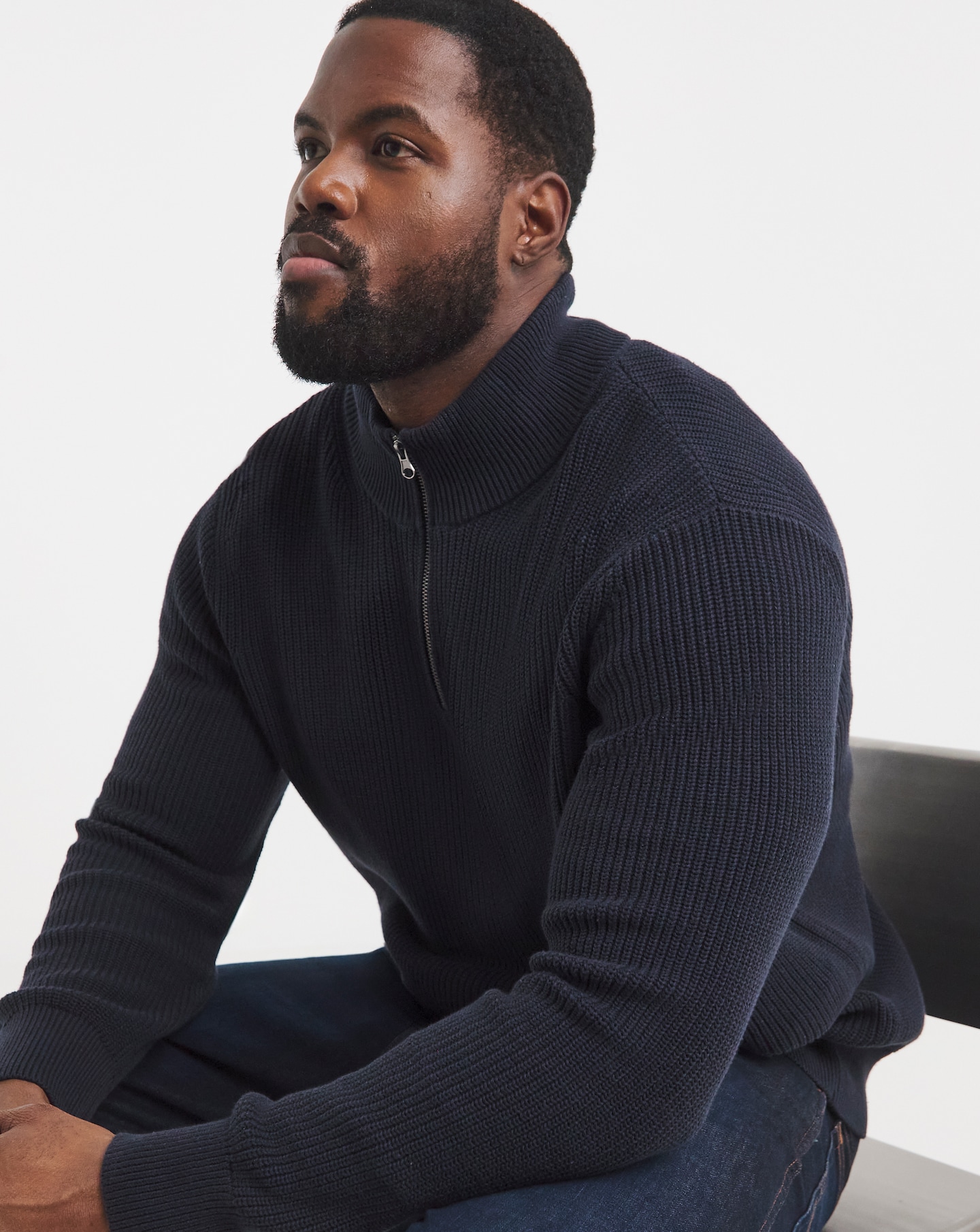 Fisherman 1/4 Zip Knitted Jumper
