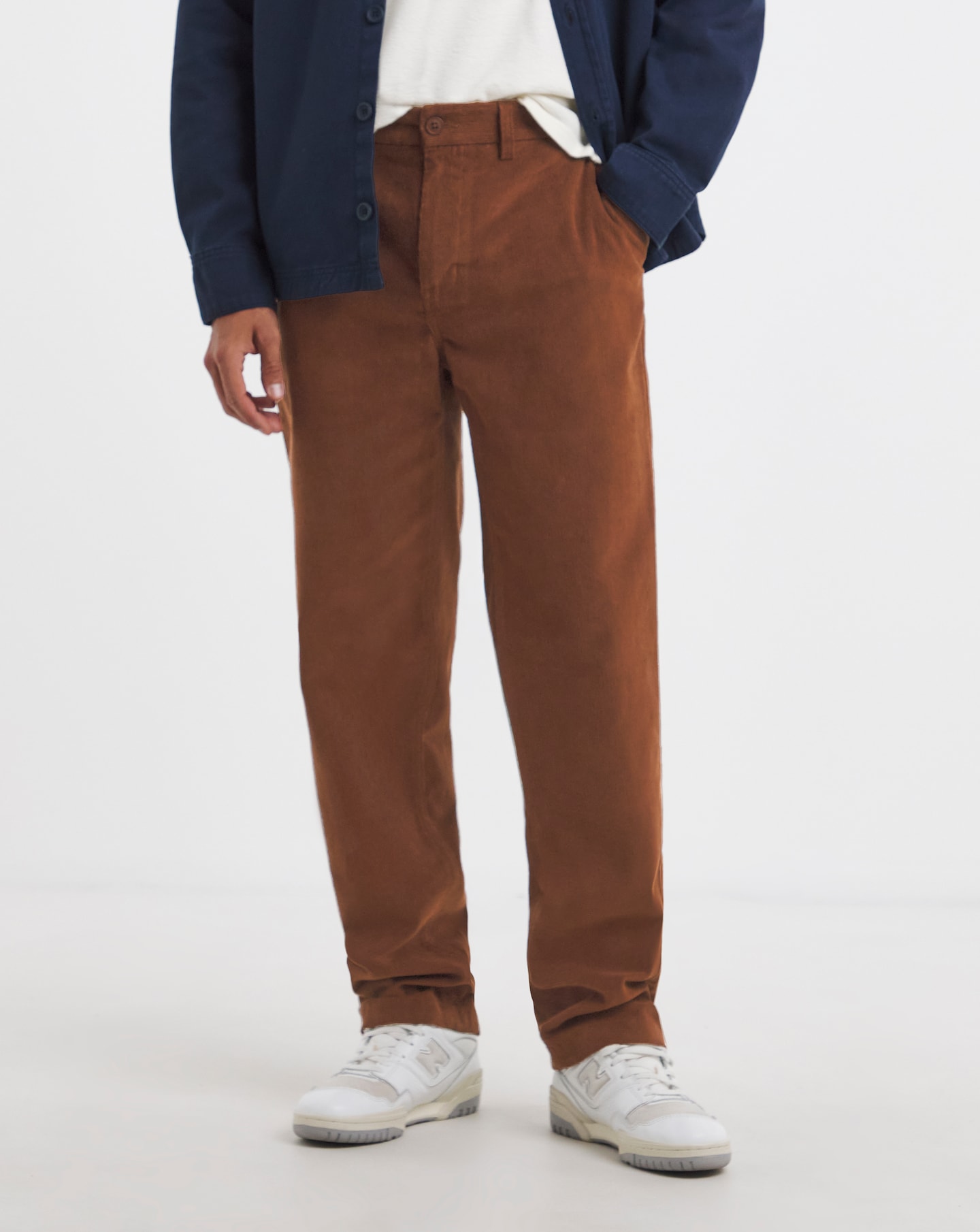 Cord Cotton Stretch Straight Fit Chino