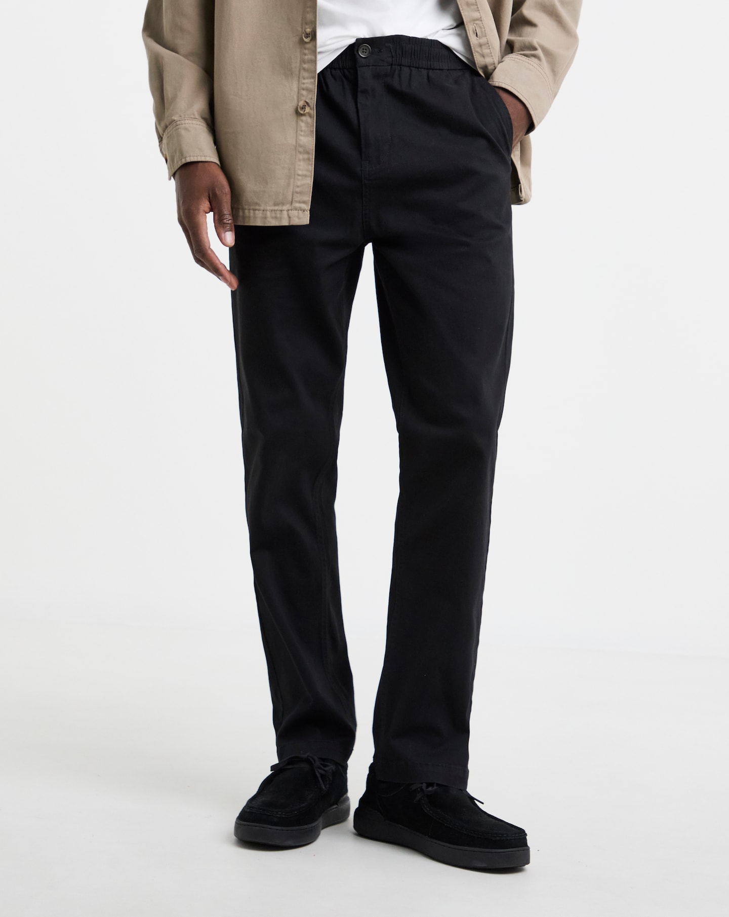 New In - Elasticated Waist Straight Fit Chino