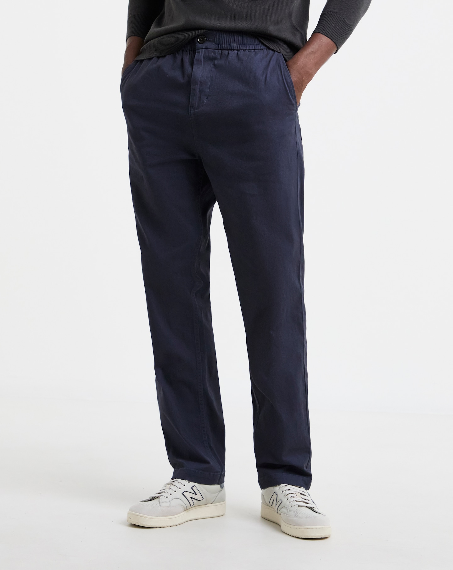 New In - Elasticated Waist Straight Fit Chino