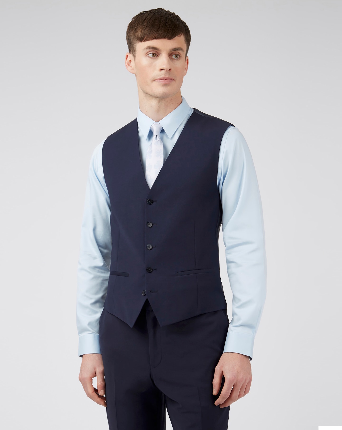 Ted Baker Slim Fit Panama Waistcoat