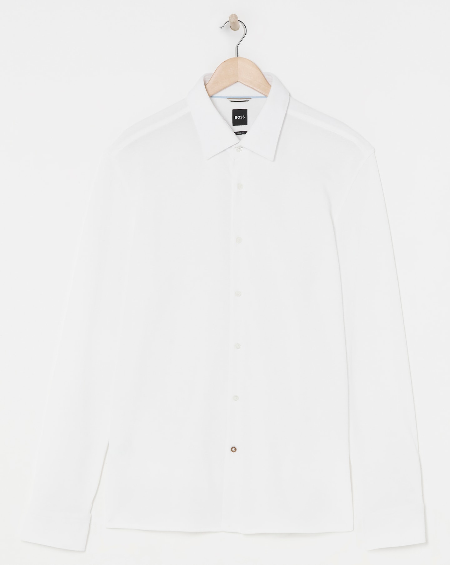 BOSS Slim Fit White Formal Shirt