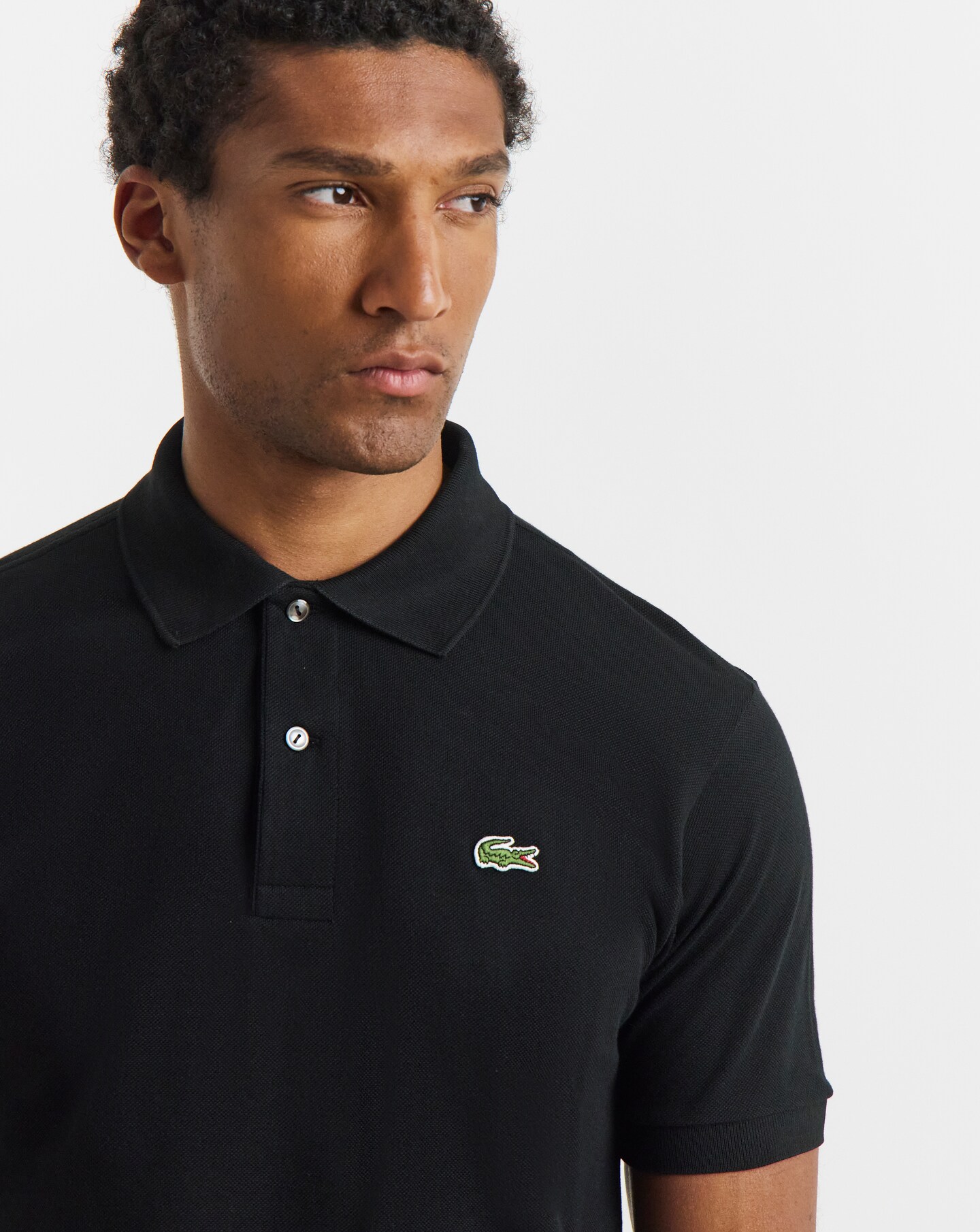 Lacoste Classic Short Sleeve Pique Polo - Black | Jacamo