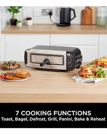 Ninja Foodi 3-in-1 Toaster Grill & Panini Press Black ST200UK