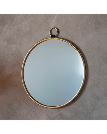 Gallery Bayswater Large Gold Round Mirror