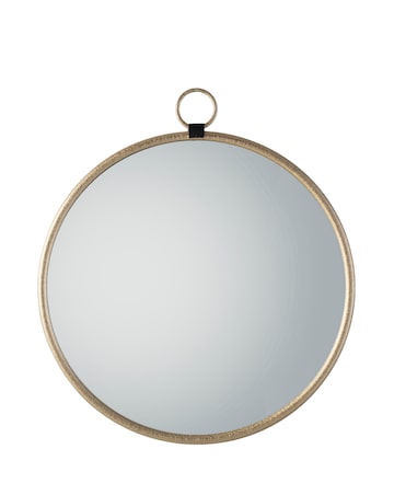 Gallery Bayswater Large Gold Round Mirror