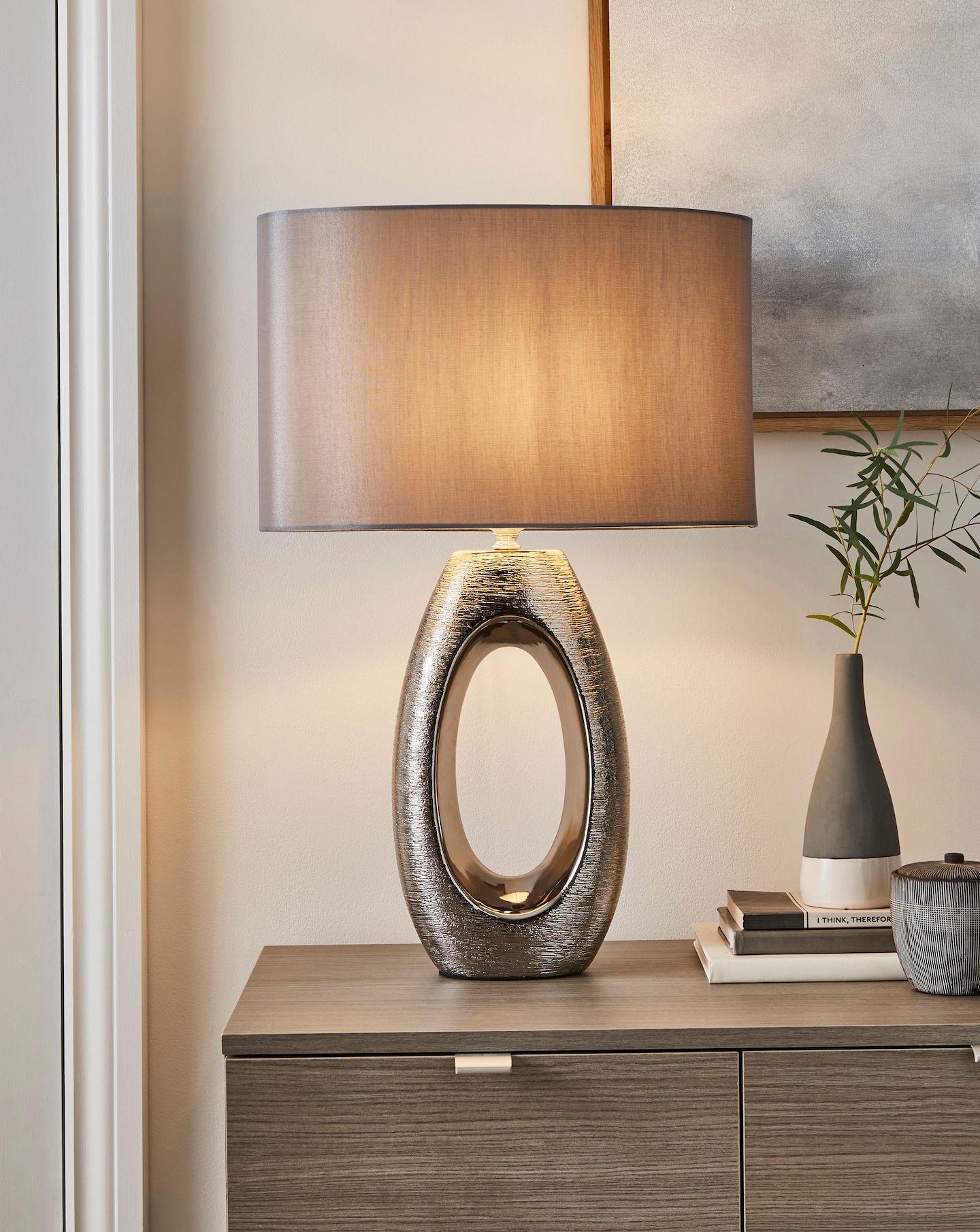 Artisan Oval Table Lamp