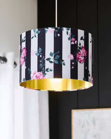 Joanna Hope Lainey Striped Floral 35cm Shade