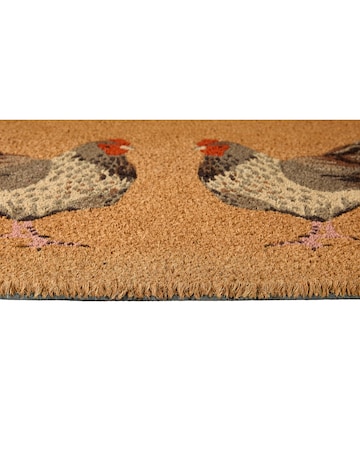 My Mat Chickens Coir Doormat