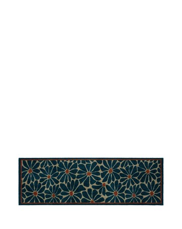 My Mat Nylon Indoor Pattern Boho Floral Runner