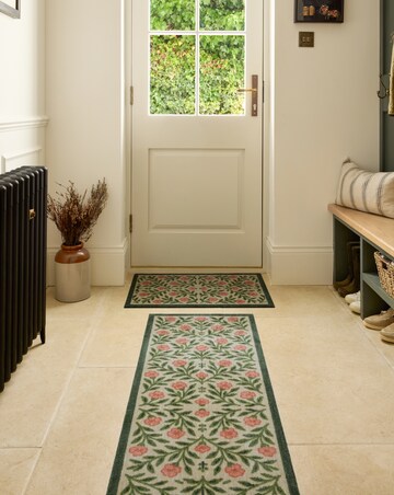 My Mat Nylon Indoor Pattern Botanical Runner