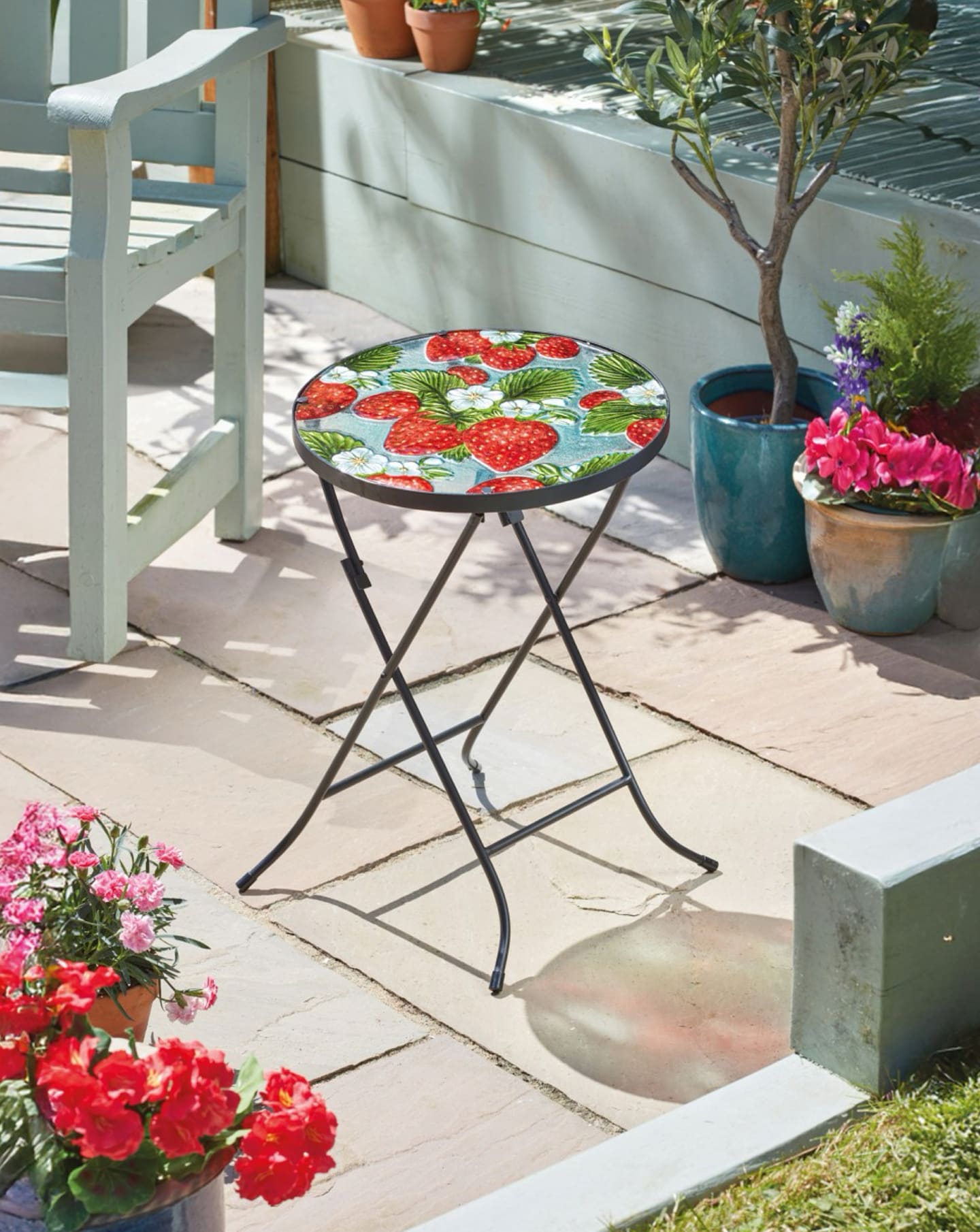 Strawberry Side Table