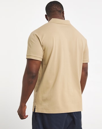 Polo Ralph Lauren Beige Pocket Stretch Polo Shirt