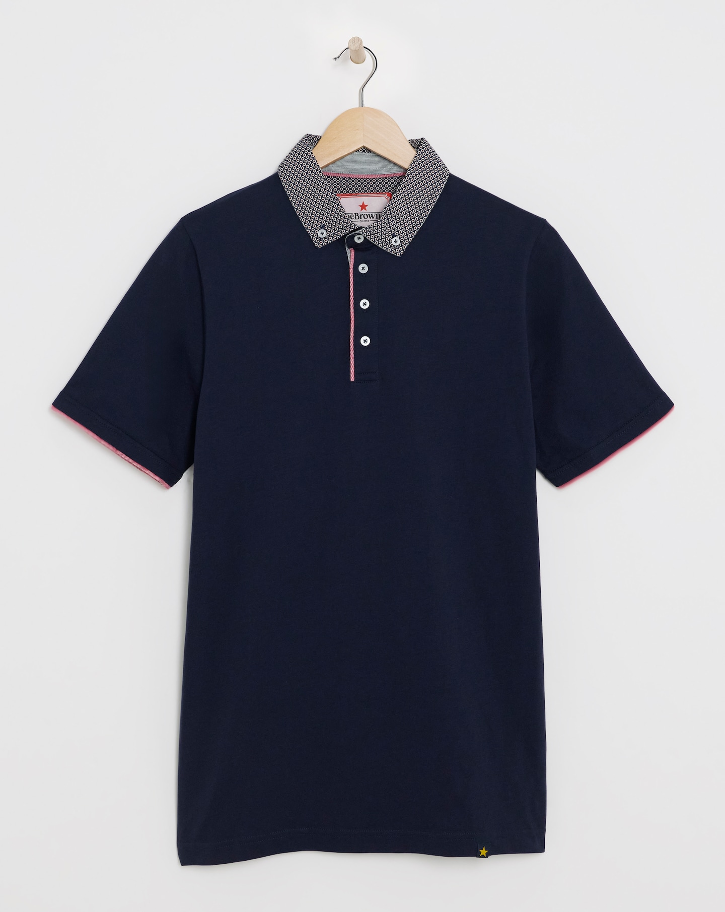 Joe Browns Printed Collar Polo Long