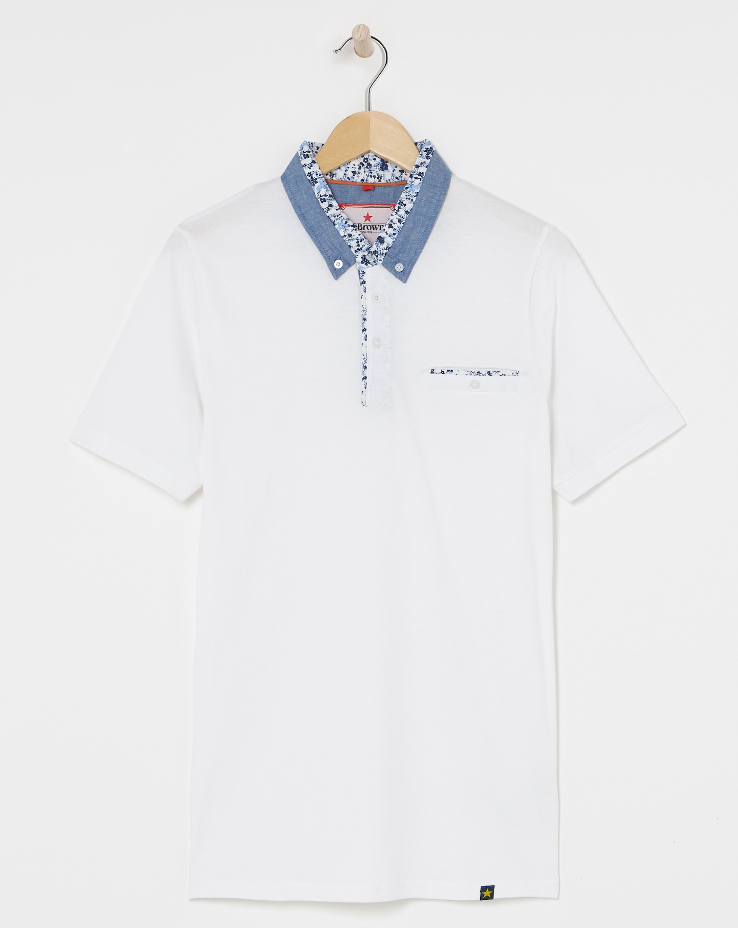 Joe Browns Printed Collar Polo Long