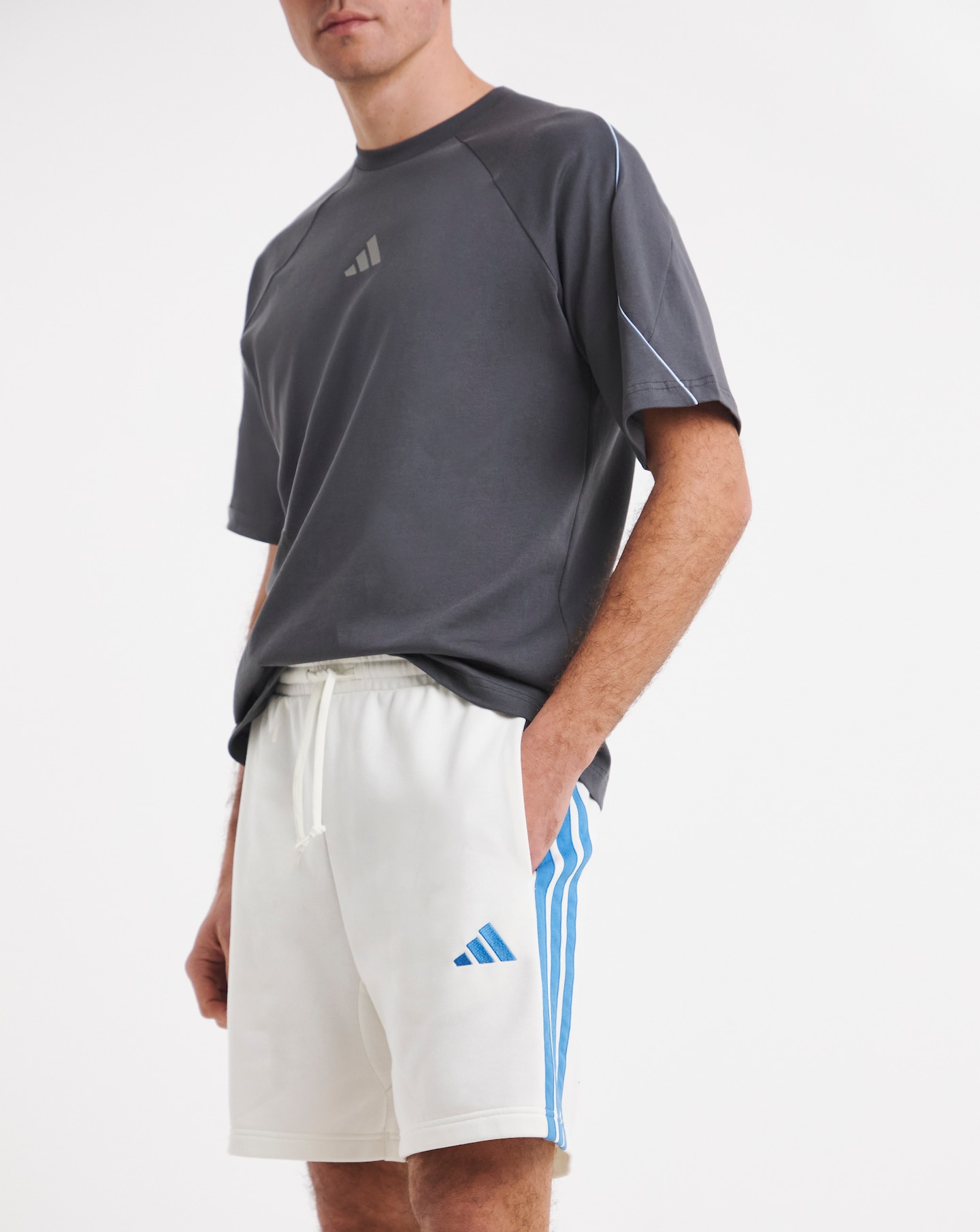 New In - adidas 3 Stripes French Terry Shorts