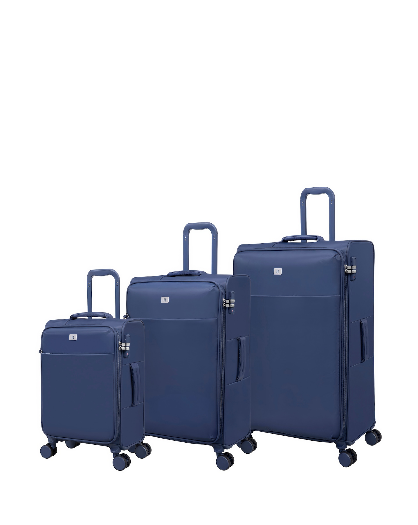 IT Luggage Lustrous 3pc Suitcase Set