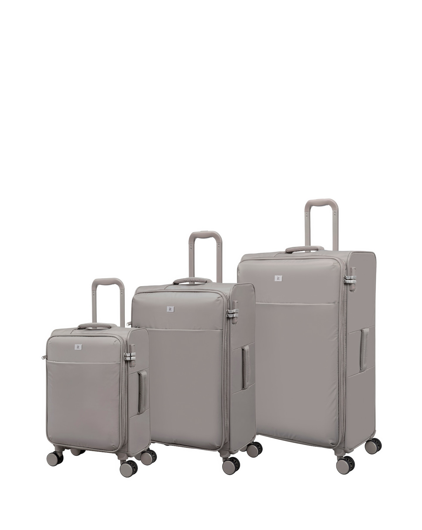 IT Luggage Lustrous 3pc Suitcase Set